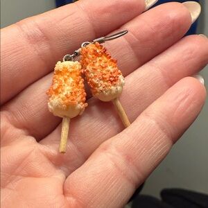 Orange and Cream Corn aka “Elote”Earrings